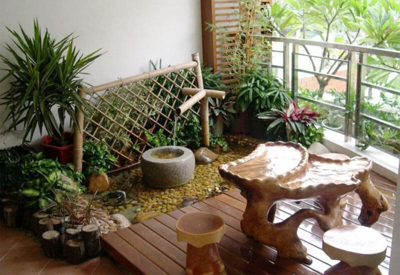 باغچه آپارتمانی ژاپنی چیست
